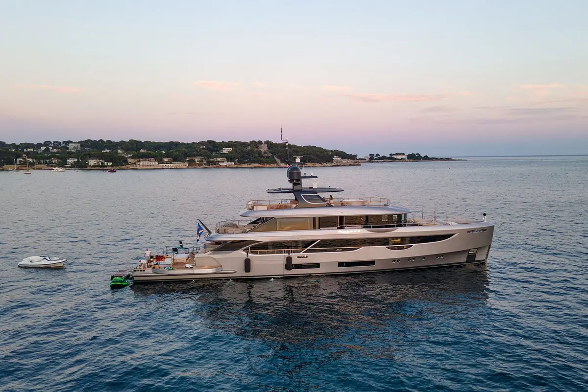 AB Yachts 116, flybridge — Ibiza Yachts Hire, Ibiza. AB Yachts 116 — 36m