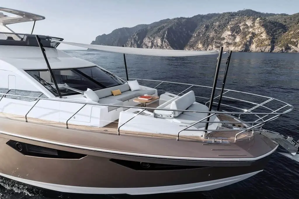 Azimut 60, aft deck — Ibiza Yachts Hire, Ibiza. Azimut 60 — 18.5m