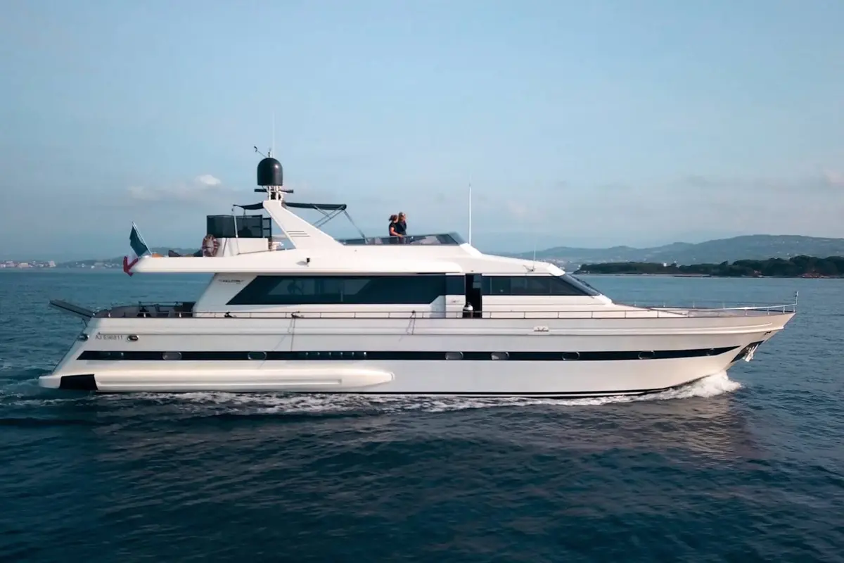 Falcon 80S, exterior — Ibiza Yachts Hire, Ibiza. Falcon 80S — 24m