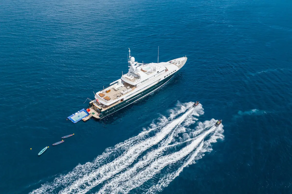 Emerald, main deck — Ibiza Yachts Hire, Ibiza. Emerald — 50m