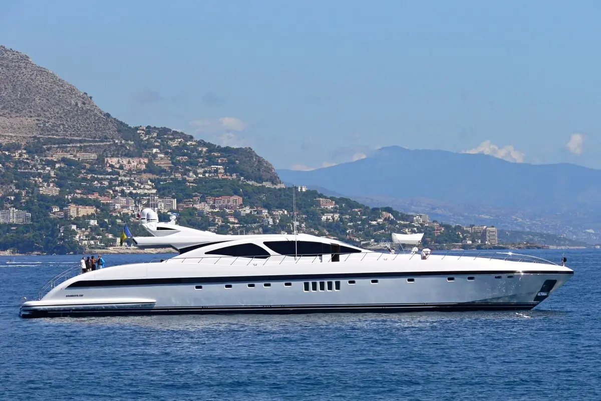 Mangusta 130, main deck — Ibiza Yachts Hire, Ibiza. Mangusta 130 — 40m