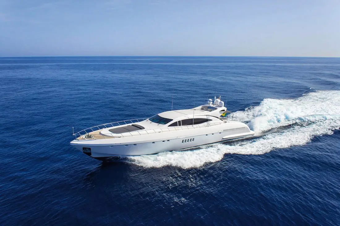 Mangusta 108, exterior — Ibiza Yachts Hire, Ibiza. Mangusta 108 — 33m