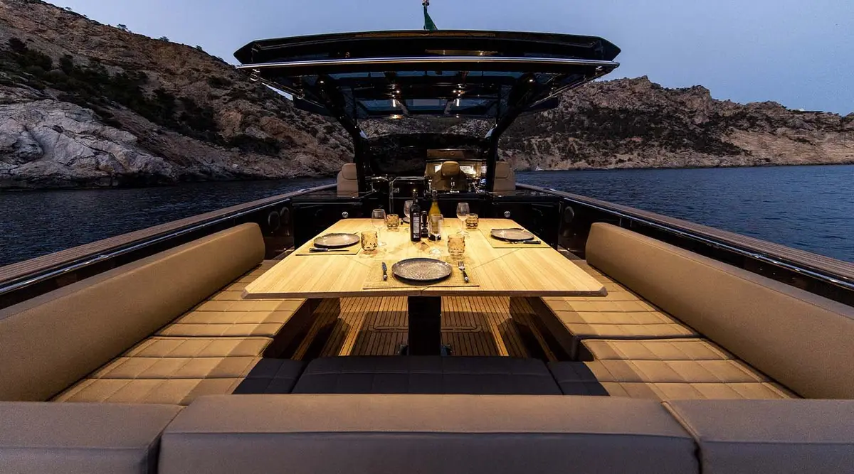 Pardo 50, main deck — Ibiza Yachts Hire, Ibiza. Pardo 50 — 16m