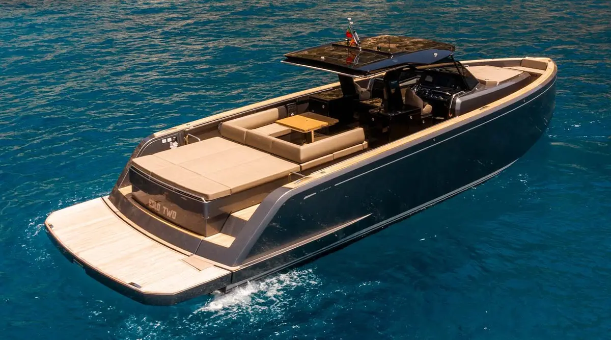 Pardo 50, aft deck — Ibiza Yachts Hire, Ibiza. Pardo 50 — 16m