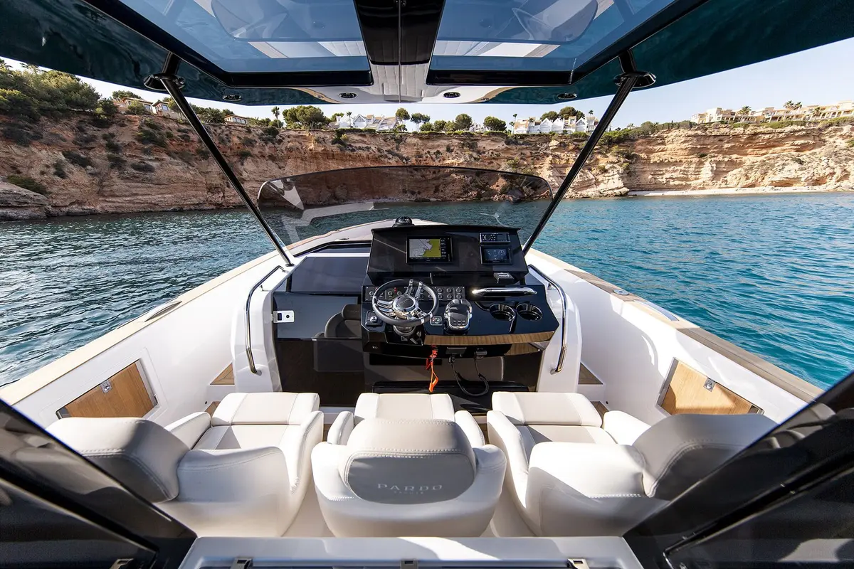 Pardo 38, main deck — Ibiza Yachts Hire, Ibiza. Pardo 38 — 11.56m