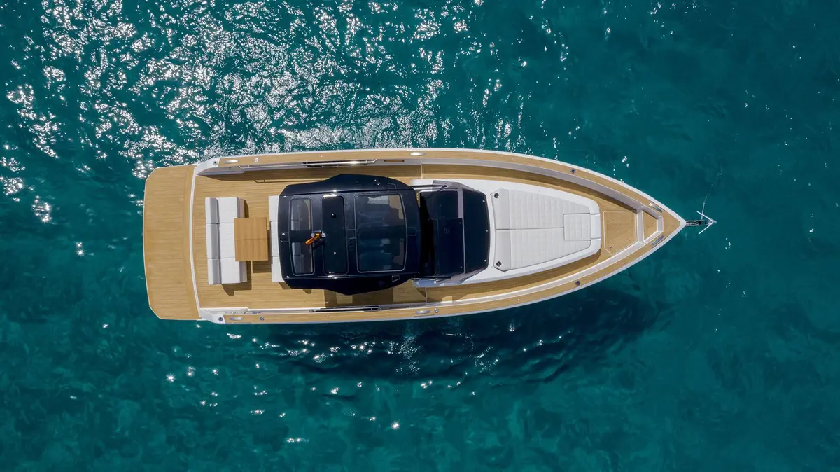 Pardo 38, aft deck — Ibiza Yachts Hire, Ibiza. Pardo 38 — 11.56m