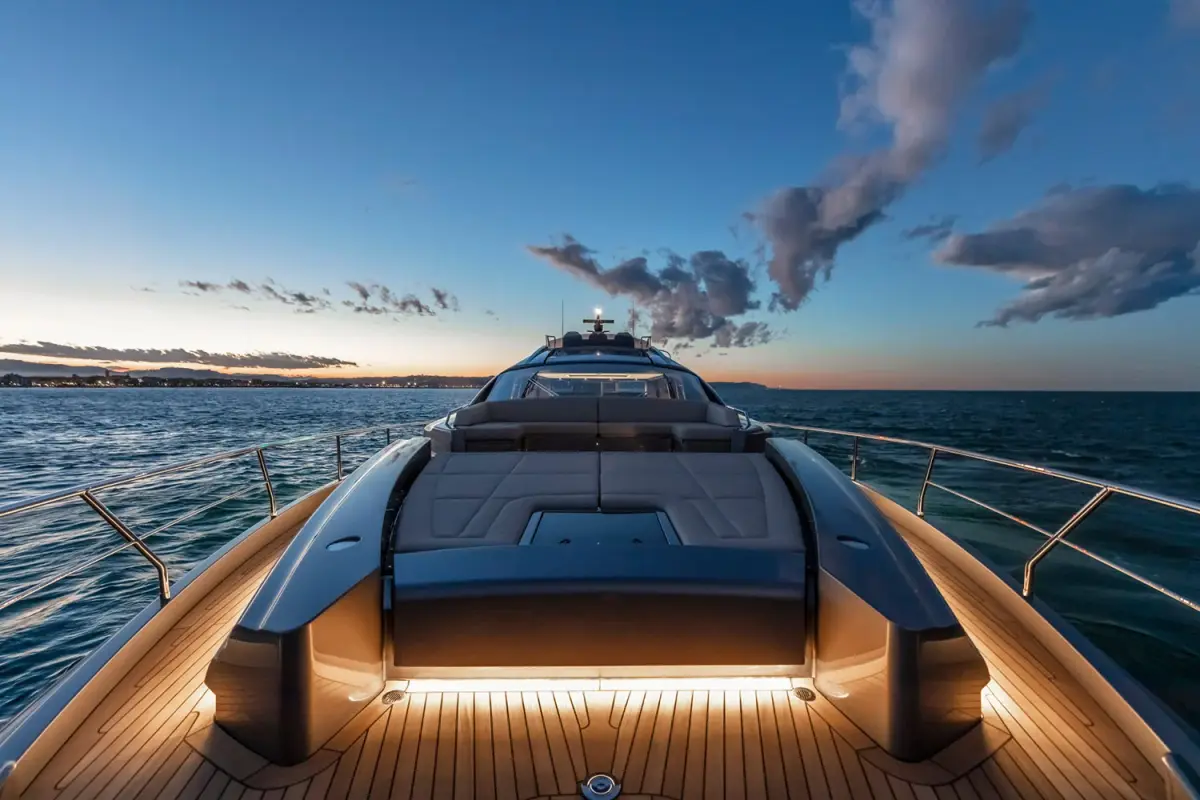 Pershing 8X, flybridge — Ibiza Yachts Hire, Ibiza. Pershing 8X — 25m