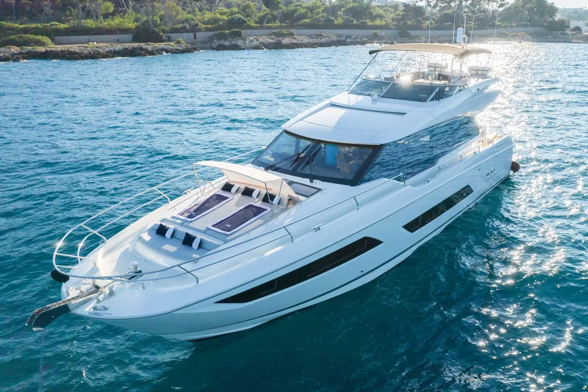Prestige 680s, exterior — Ibiza Yachts Hire, Ibiza. Prestige 680s — 21.4m