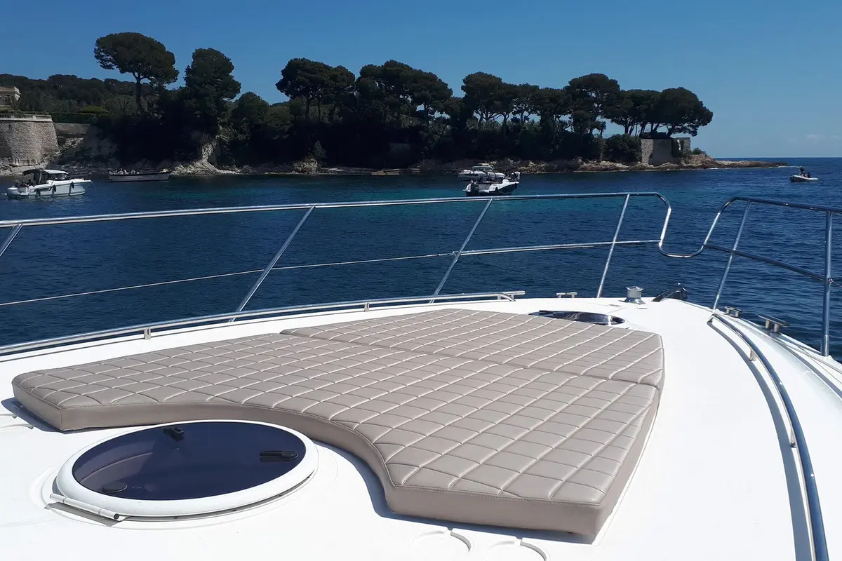 Princess 50, aft deck — Ibiza Yachts Hire, Ibiza. Princess 50 — 15.5m