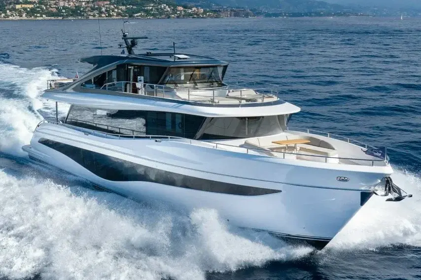 Princess Y80, exterior — Ibiza Yachts Hire, Ibiza. Princess Y80 — 25m