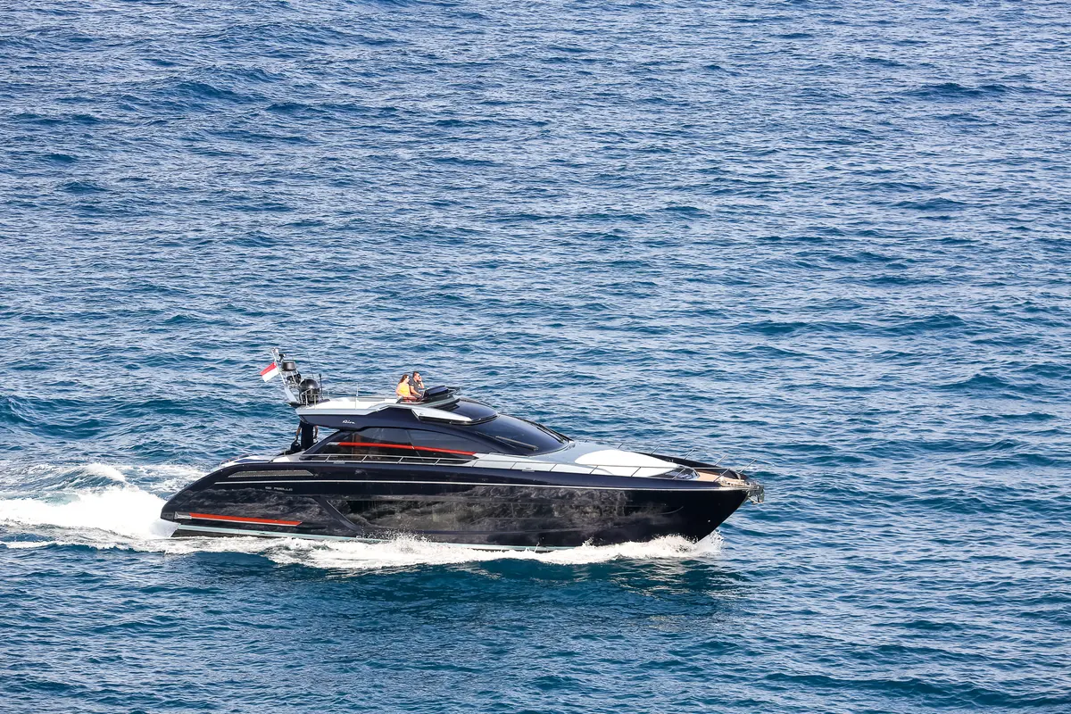 Ribelle 66, aft deck — Ibiza Yachts Hire, Ibiza. Ribelle 66 — 20m