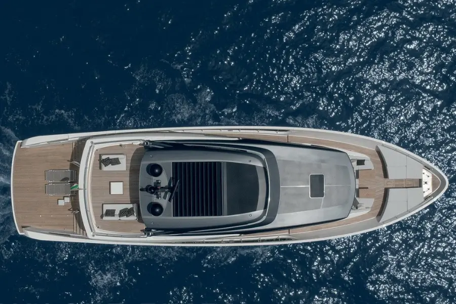 Sanlorenzo 112, main deck — Ibiza Yachts Hire, Ibiza. Sanlorenzo 112 — 34m