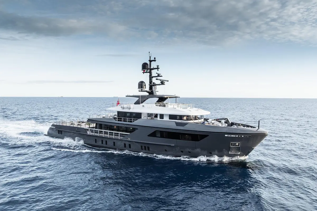 M, exterior — Ibiza Yachts Hire, Ibiza. M — 47m
