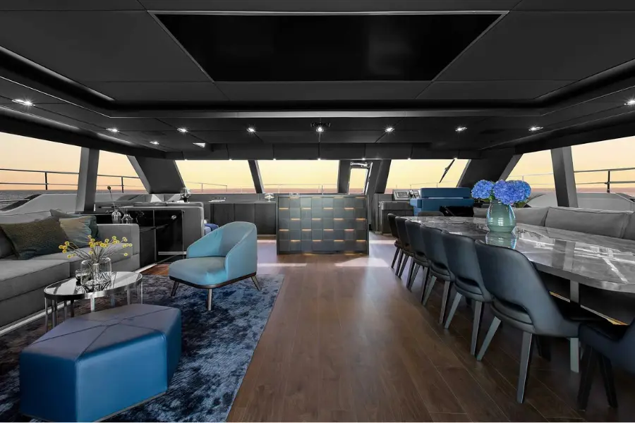 Sunreef 80, flybridge — Ibiza Yachts Hire, Ibiza. Sunreef 80 — 23.9m