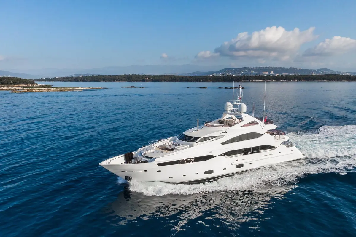 Thumper, aft deck — Ibiza Yachts Hire, Ibiza. Thumper — 40m