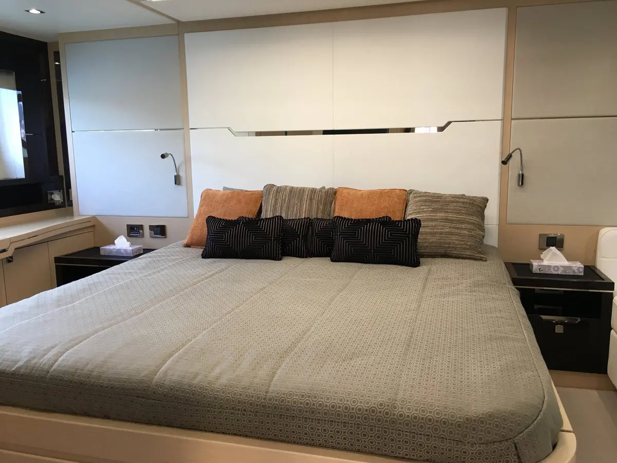 Sunseeker 68, aft deck — Ibiza Yachts Hire, Ibiza. Sunseeker 68 — 22m