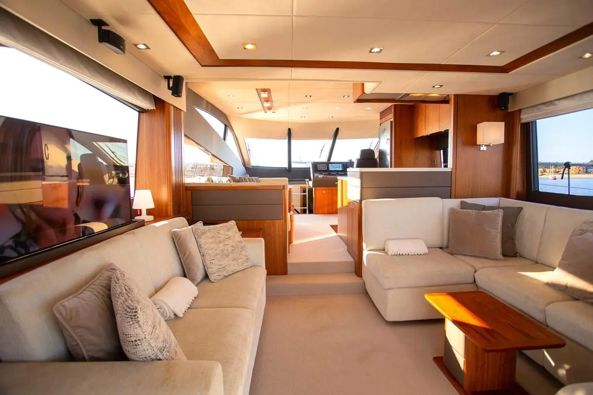 Manhattan 65, aft deck — Ibiza Yachts Hire, Ibiza. Manhattan 65 — 22m