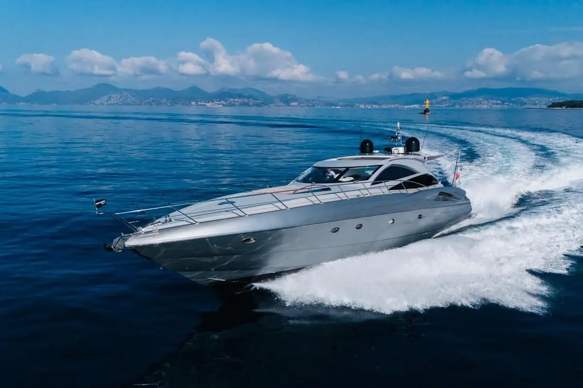 Sunseeker Predator 68, exterior — Ibiza Yachts Hire, Ibiza. Sunseeker Predator 68 — 20m