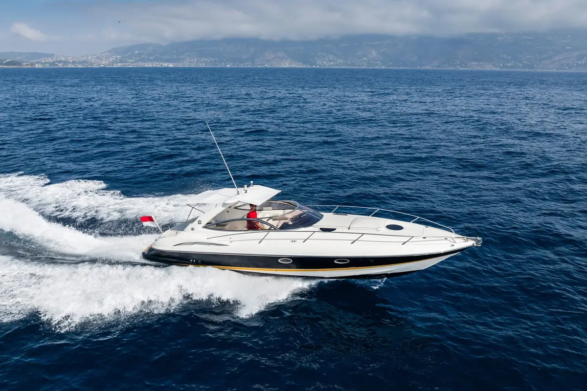 Superhawk 34, exterior — Ibiza Yachts Hire, Ibiza. Superhawk 34 — 11m