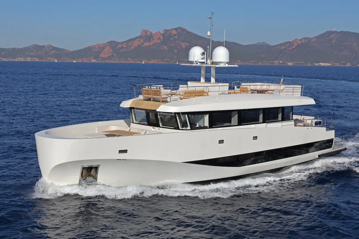 WallyAce 26, aft deck — Ibiza Yachts Hire, Ibiza. WallyAce 26 — 26m